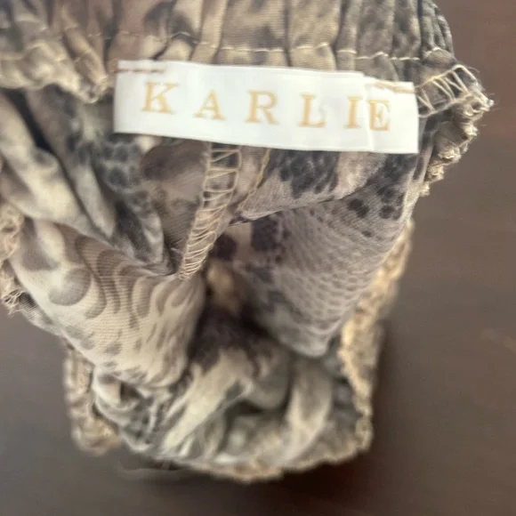 Karlie Snakeprint Shorts - Picture 4 of 4